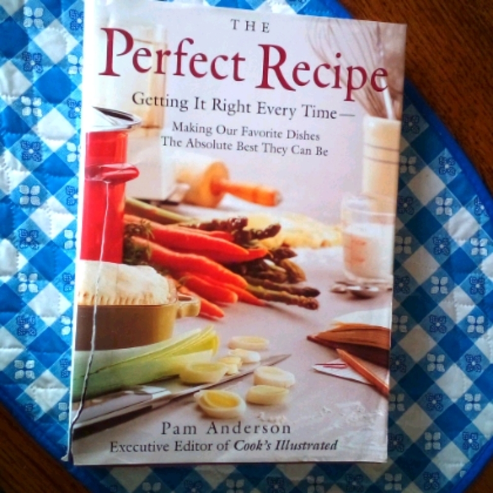 BEV'S BOOKS - Perfect Recipe cookbook